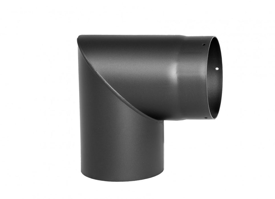 Angled flue Ø150 -90 degrees with hatch
